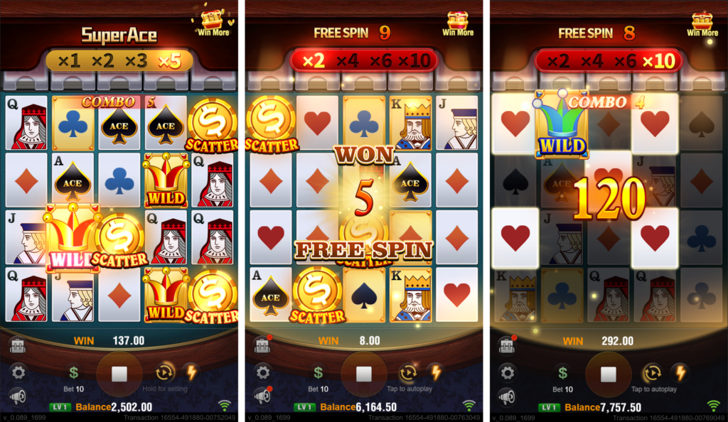 super ace slot screenshot 01
