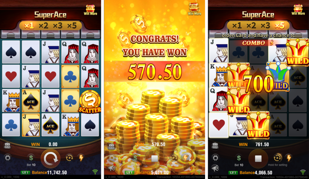 super ace slot screenshot 02