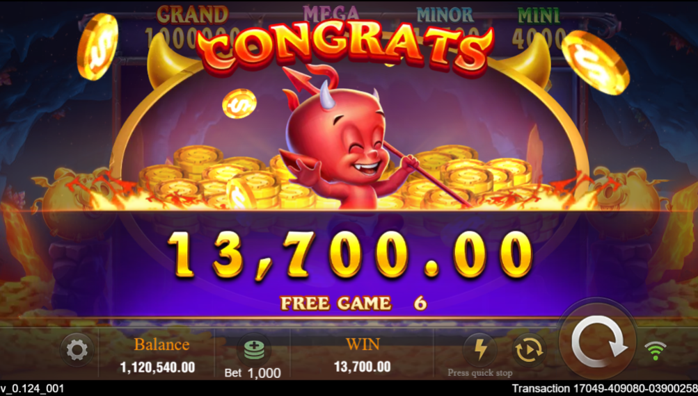 Devil Fire 2 Slot Screenshot 5