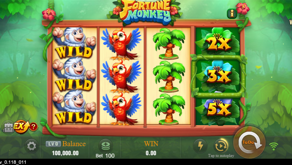 Fortune Monkey Slot ScreenShot 3