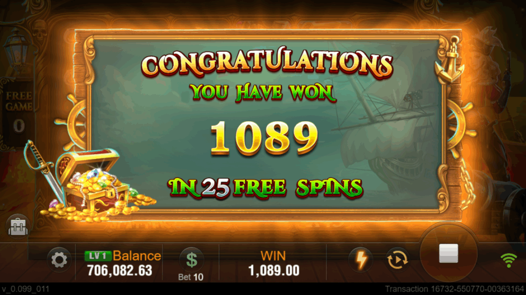 Pirate Queen Slot Screenshot 5