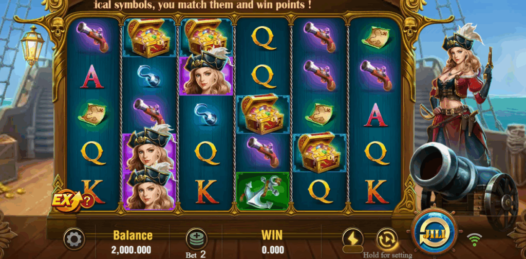 Pirate Queen Slot Screenshot 6