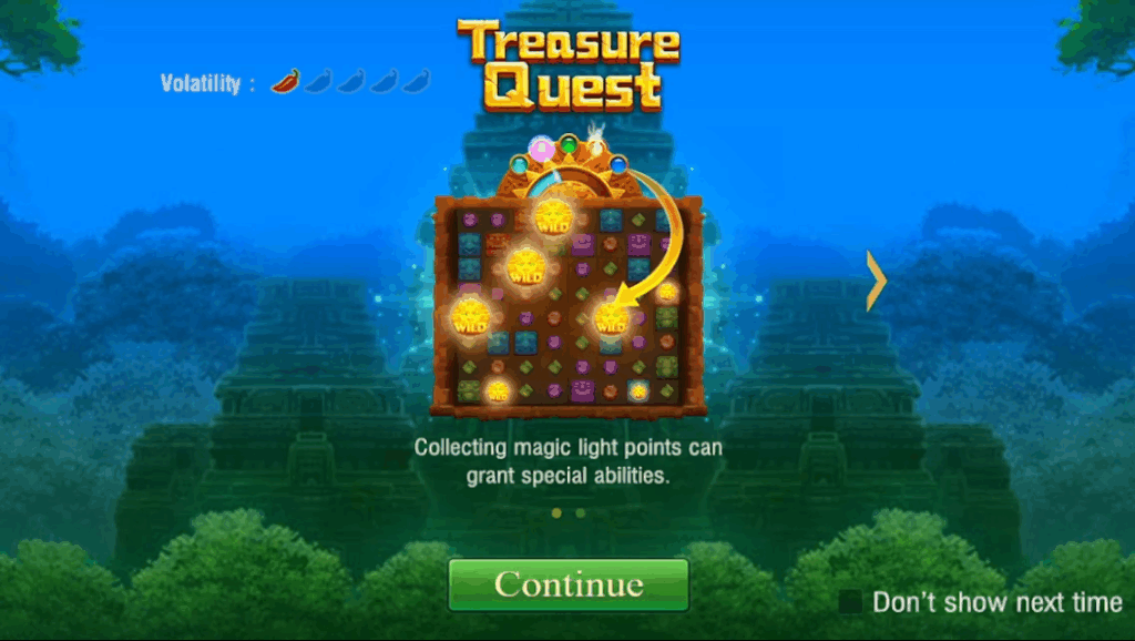 Treasure Quest Slot Screenshot 1