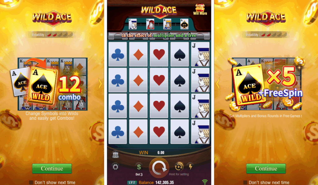 Wild Ace Slot Jili Screenshot 1