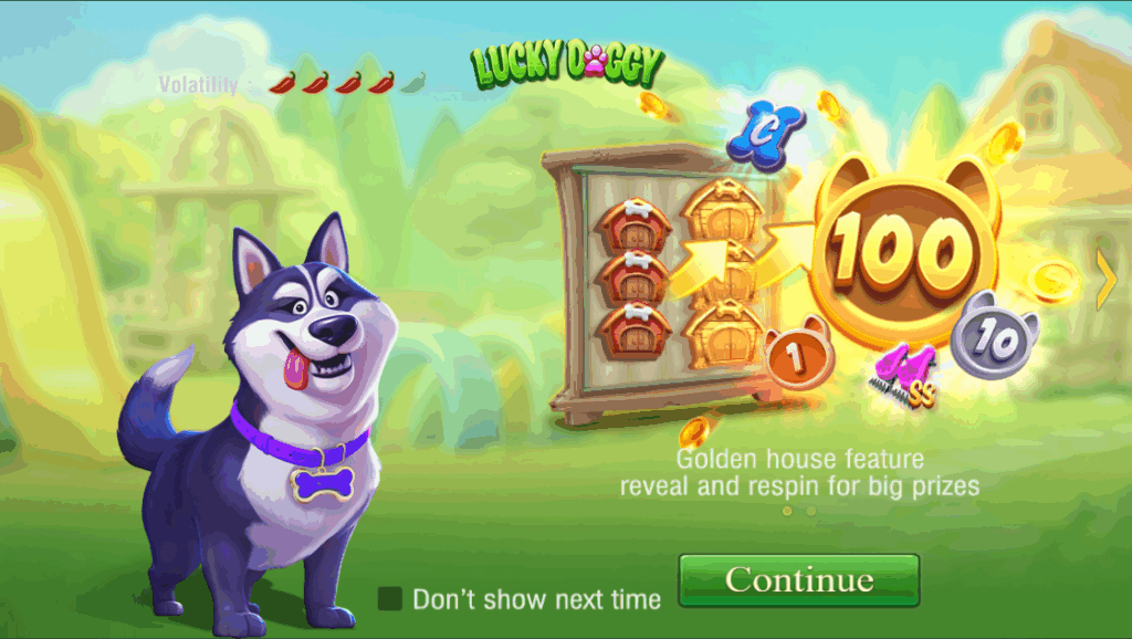 Lucky Doggy Slot Screenshot 1