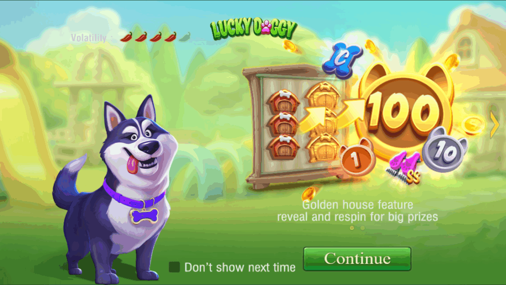 Lucky Doggy Slot Screenshot 2