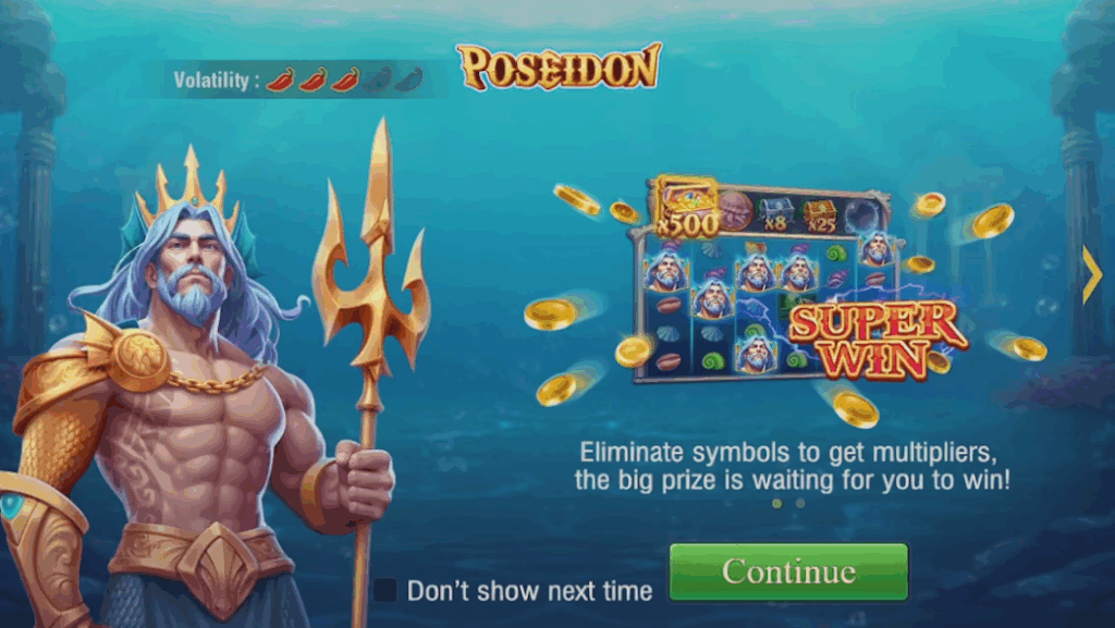 Poseidon Slot Screenshot 1