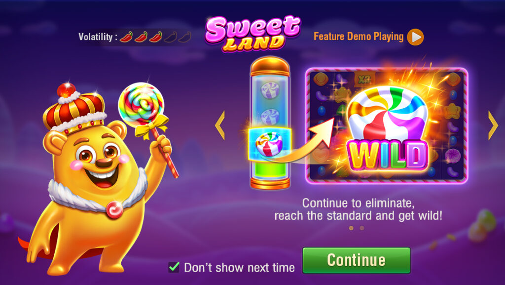 Sweet Land Slot Screenshot 1