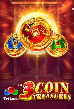 3 Coin Treasures Slot Logo