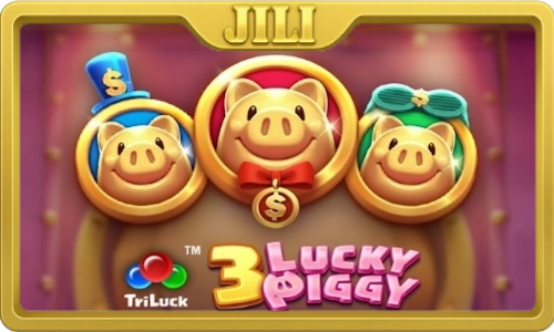 3 Lucky Piggy Slot Jili Logo