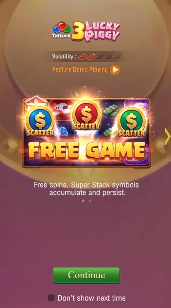 3 Lucky Piggy Slot Screenshot 1