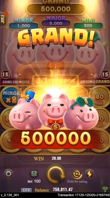 3 Lucky Piggy Slot Screenshot 5