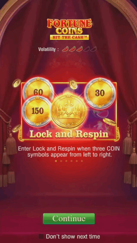 Fortune Coins Slot Screenshot 1