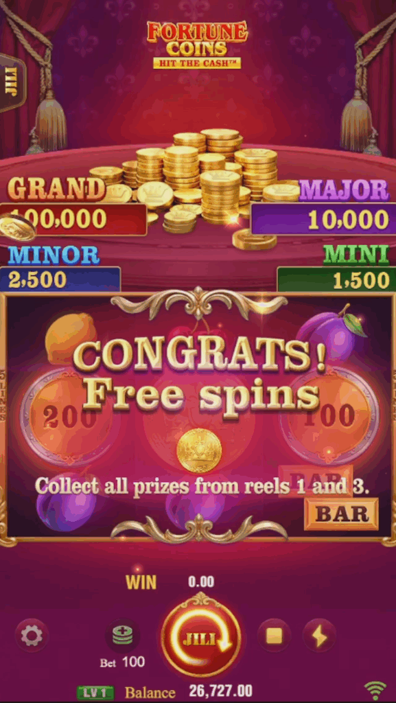 Fortune Coins Slot Screenshot 3