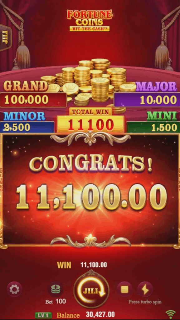 Fortune Coins Slot Screenshot 4