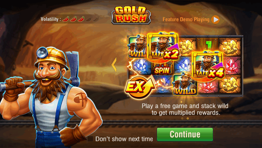 Gold Rush Slot Screenshot 2
