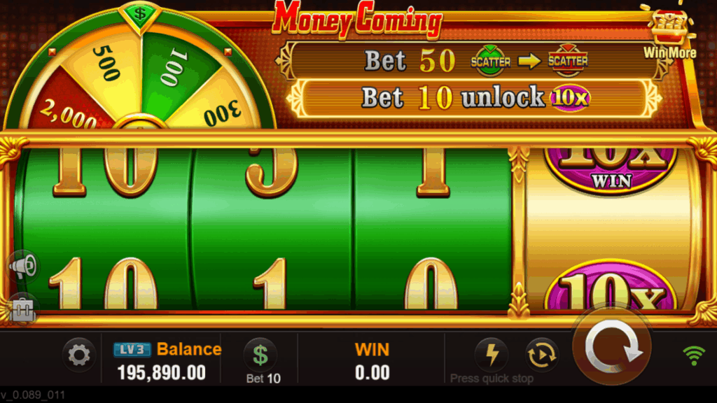 Money Coming Slot Screenshot 3