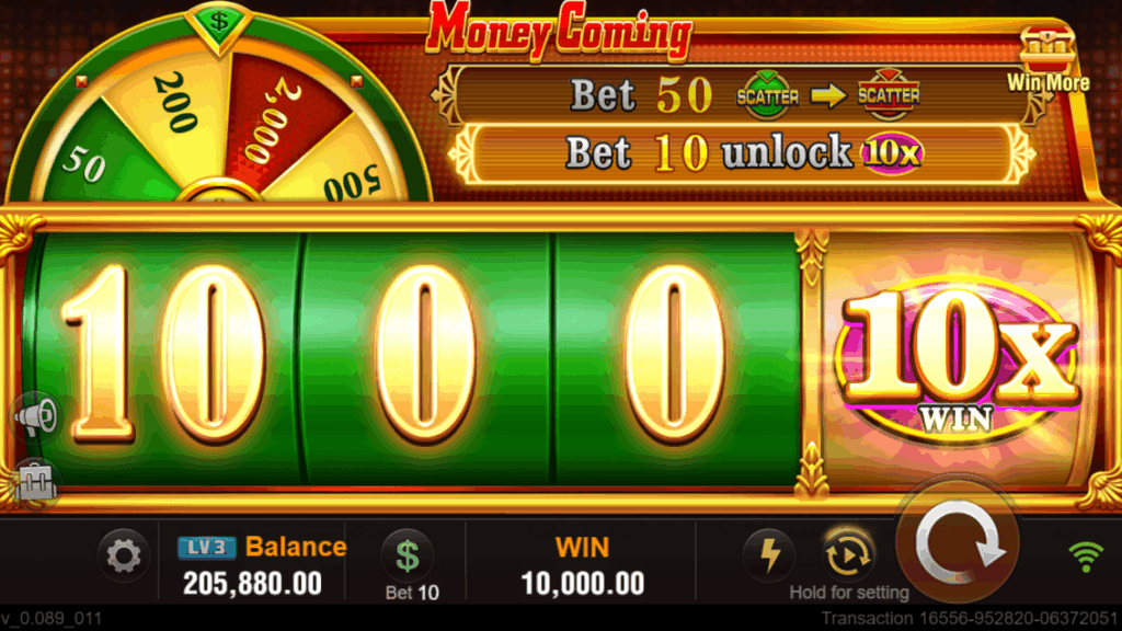 Money Coming Slot Screenshot 4